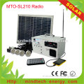 Solar 10w Power Generator With Radio